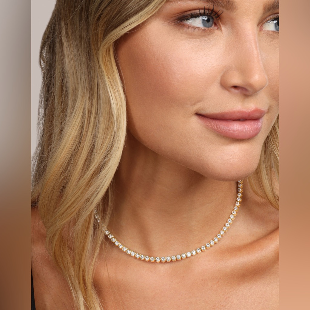 Baroness Tennis Necklace 15 165$